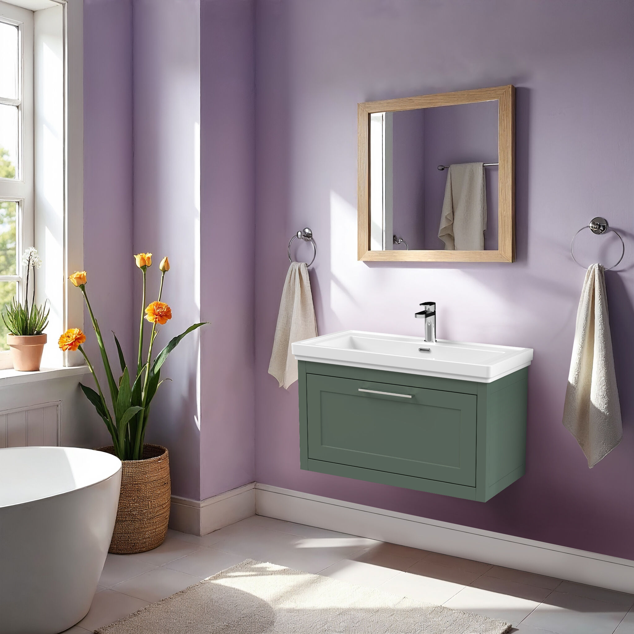 Matt Finish Vanity Unit