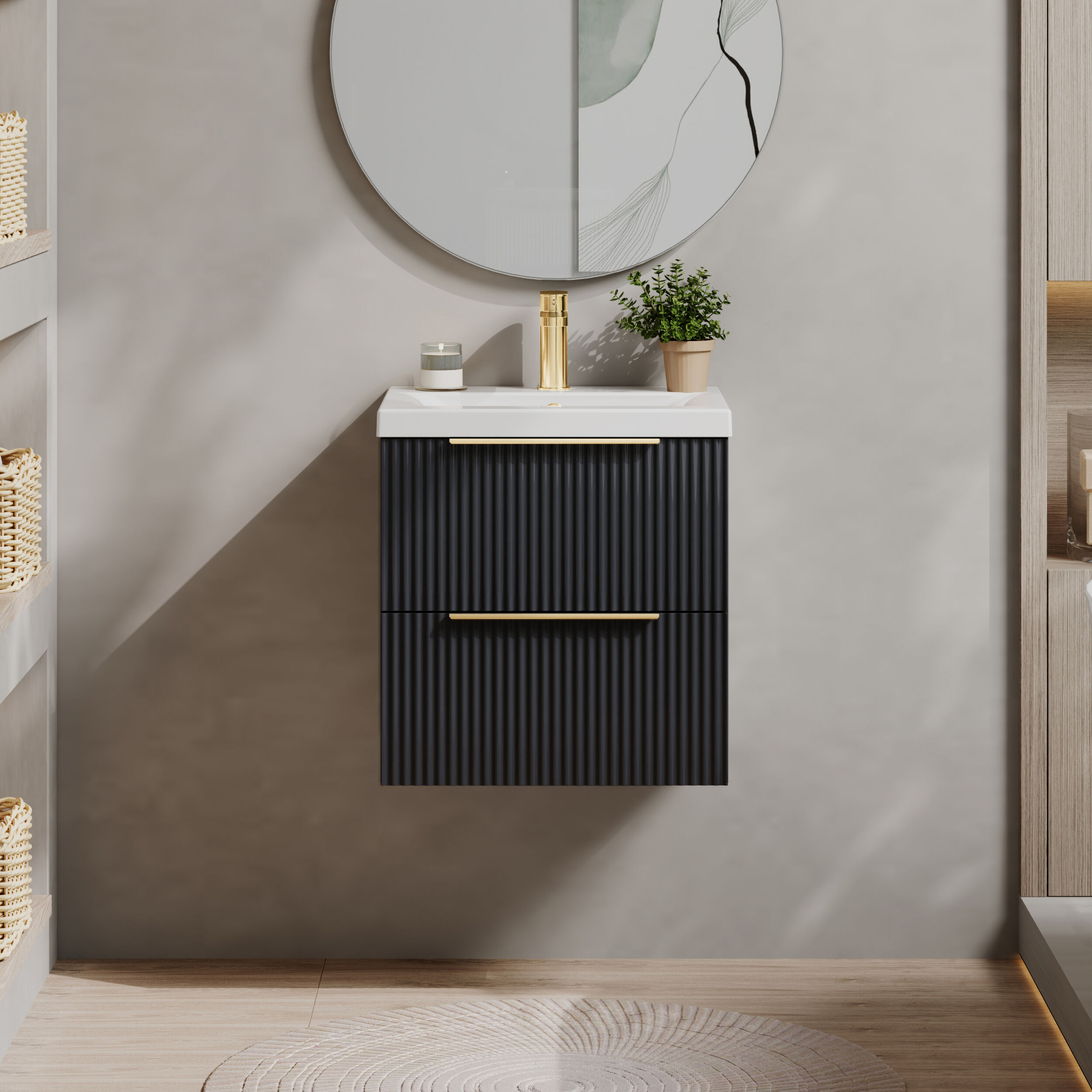 Wall Hung Vanity Basin Unit