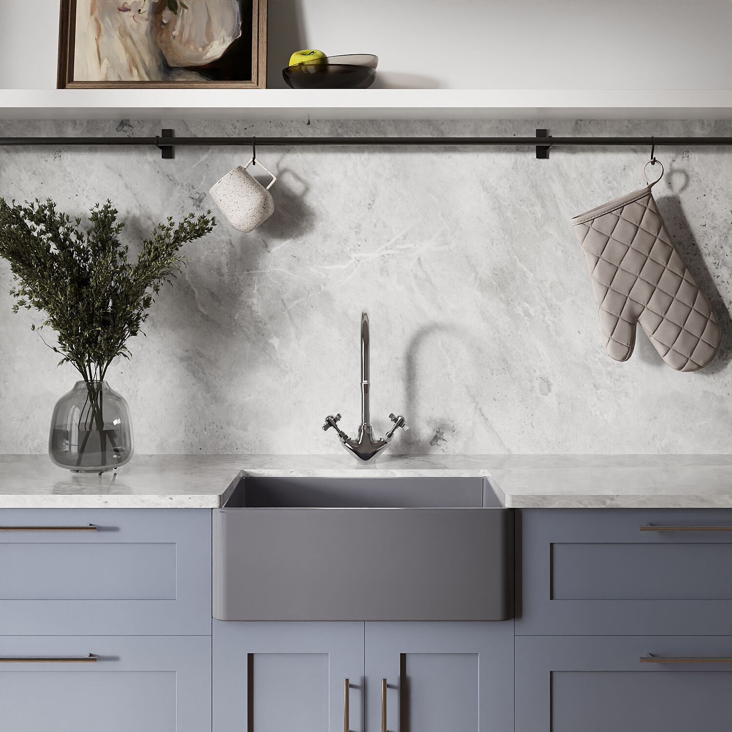 Balterley fireclay sink detail