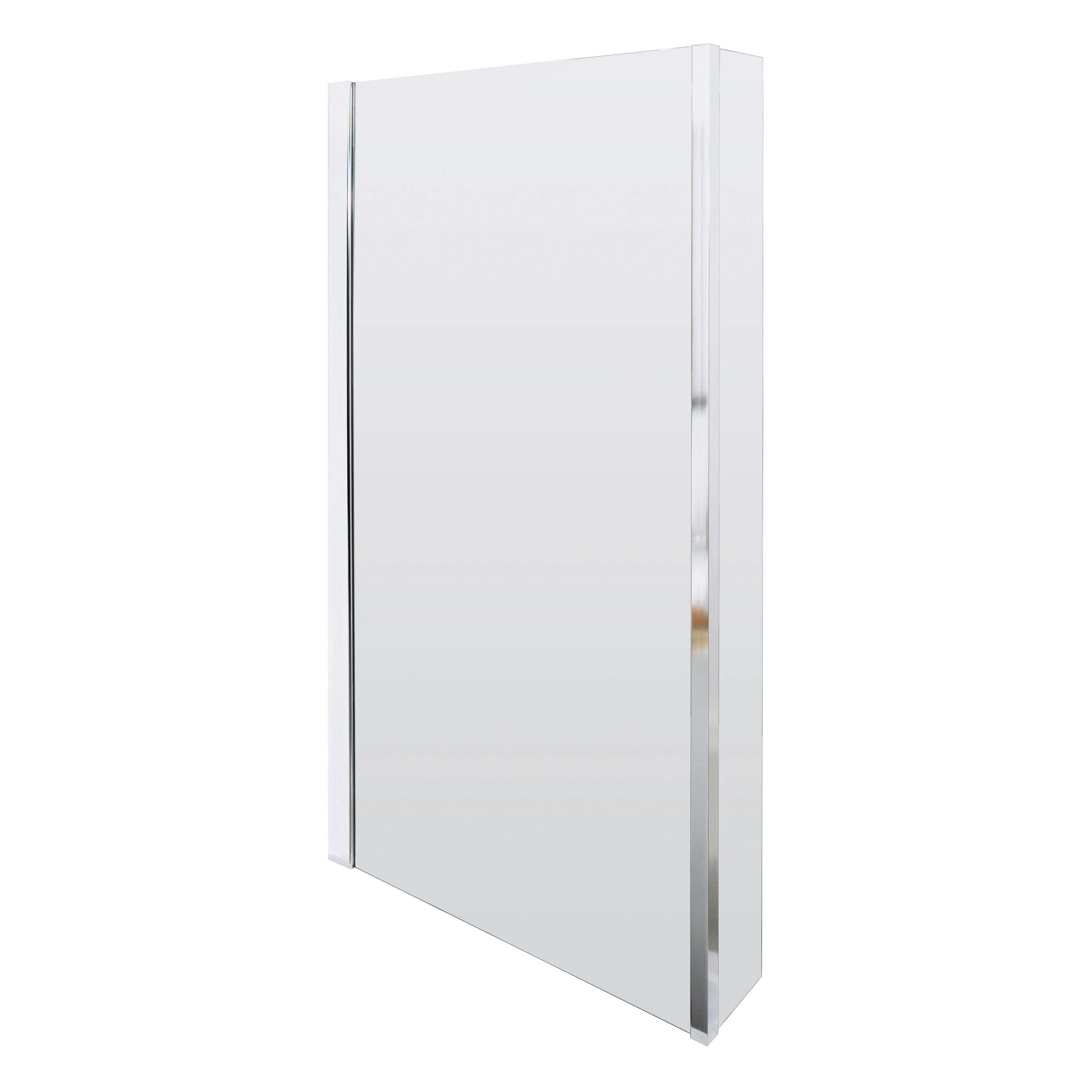Nuie nuie 800mm Chrome L-Shaped Bath Screen